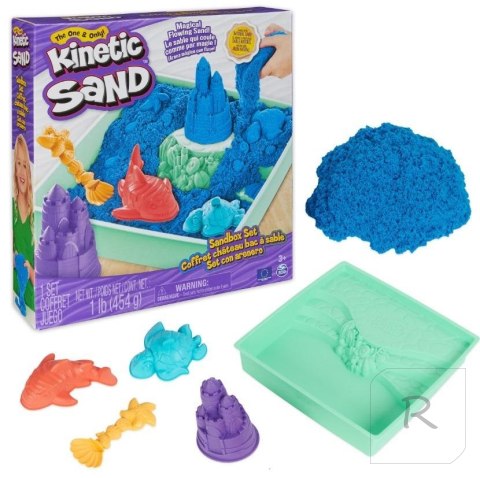 Kinetic Sand - Zestaw Piaskownica niebieski