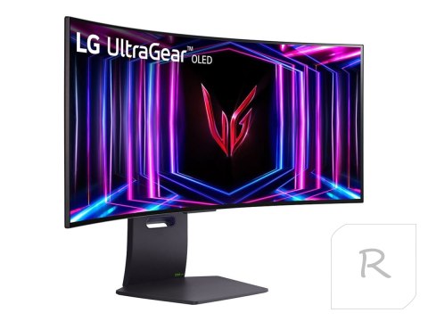 LG | Zakrzywiony monitor do gier | 34GS95QE-B | 34 " | OLED | Ultra-WQHD | 21:9 | 240 Hz | 0,03 ms | 3440 x 1440 pikseli | 275 c