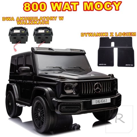 OLBRZYMI MERCEDES G63 NA AKUMULATOR 800 W,2X24V DYWANIKI,LAKIER /DKG63