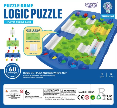 WOOPIE Gra Strategiczna Trening Mózgu "Labirynt Logiczny"