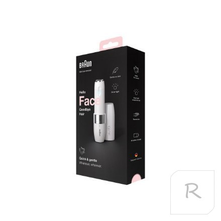 Braun | Face Mini Hair Remover | FS1000 | Face hair remover | White