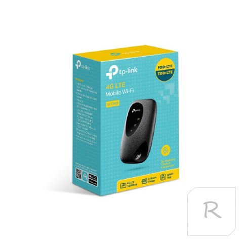 TP-LINK | 4G LTE Mobile Wi-Fi | M7200 | 802.11n | 300 Mbit/s | Mbit/s | Porty Ethernet LAN (RJ-45) | Obsługa sieci mesh Nie | MU