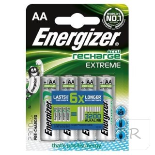 Energizer AA/HR6, 2300 mAh, Rechargeable Accu Extreme Ni-MH, 4 pc(s)