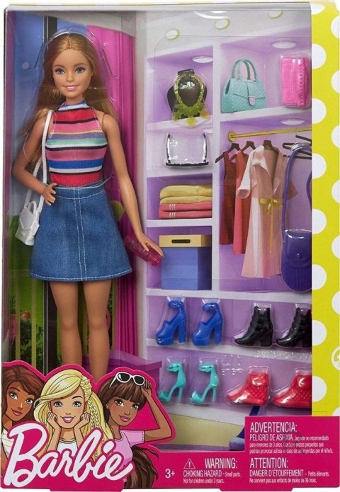 Barbie Blondynka z akcesoriami FVJ42