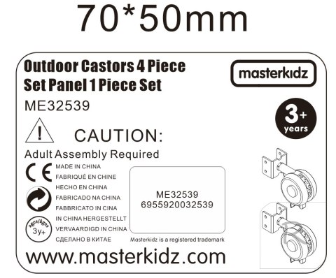 MASTERKIDZ Kółka do Tablicy Wolnostojących STEM 4 szt.