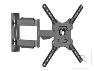Uchwyt do montażu na ścianie Gembird WM-55ST-01 na telewizor o przekątnej 32-55 cali - Kolor czarny, obrotowy, ze zmiennym kątem