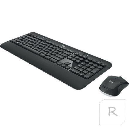 Logitech | MK540 Advanced | Zestaw klawiatura i mysz | Bezprzewodowy | Mysz w zestawie | Baterie w zestawie | USA | Czarny | USB