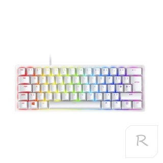 Razer | Optyczna klawiatura do gier | Huntsman Mini 60% | Klawiatura do gier | Podświetlenie LED RGB | RU | Przewodowa | Mercury