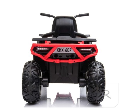 MEGA WIELKI QUAD, AMORTYZATORY, MIĘKKIE KOŁA, PILOT, WOLNY START, 4x4 /XMX607