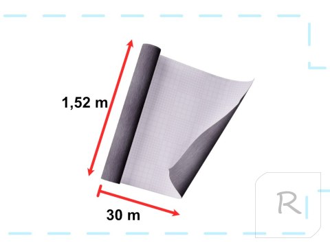 Folia rolka metalic szczotkowana grafit 1,52x30m