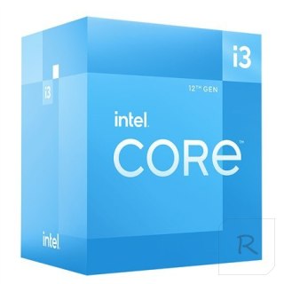 Intel | Procesor | Core i3 | I3-12100F | 3,3 GHz | Gniazdo LGA1700 | Czterordzeniowy