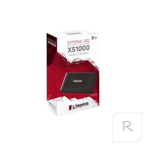 Kingston | Zewnętrzny dysk SSD | SXS1000/2000G | 2000 GB | Interfejs SSD USB 3.2 Gen 2 | Prędkość odczytu 1050 MB/s | Prędkość z