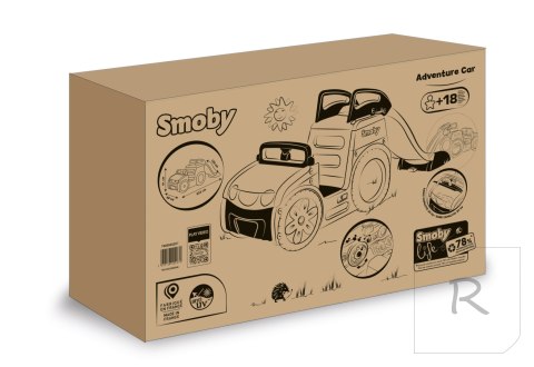 Smoby Samochód Przygód 3w1