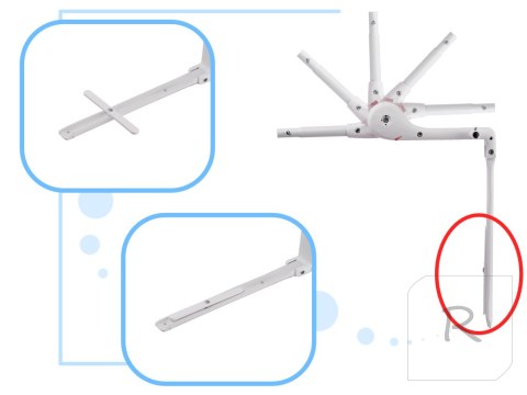 Barierka osłona ochronna do łóżka otwierana 120cm czarna