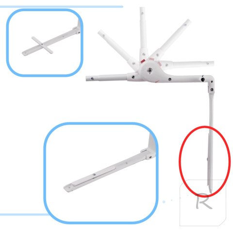 Barierka osłona ochronna do łóżka otwierana 90cm słonik