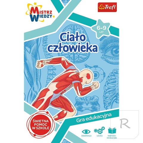 Gra Edukacyjna Ciało człowieka/ Mistrz Wiedzy Trefl 01957