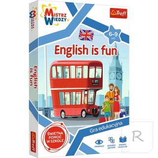 Gra Edukacyjna English is Fun z Serii Mistrz Wiedzy Trefl 01954