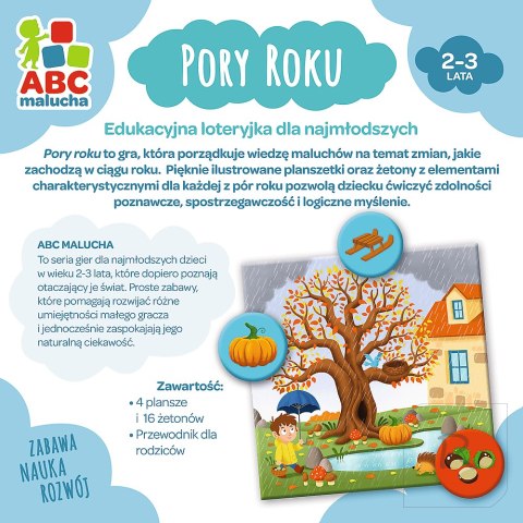 Gra Edukacyjna Pory Roku z Serii ABC Malucha Trefl 01941