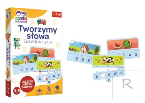 Gra Edukacyjna Tworzymy słowa Mały Odkrywca Trefl 01950