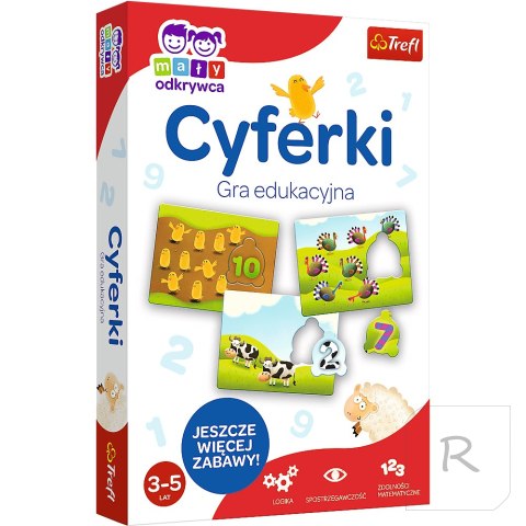 Gra edukacyjna Cyferki z Serii Mały Odkrywca Trefl 01946