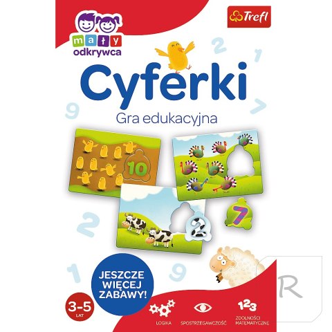 Gra edukacyjna Cyferki z Serii Mały Odkrywca Trefl 01946