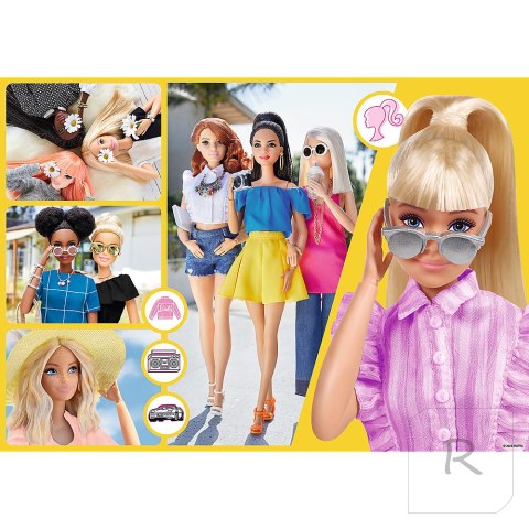 Puzzle - "100 Glitter" - Brokatowa Barbie Trefl 14830