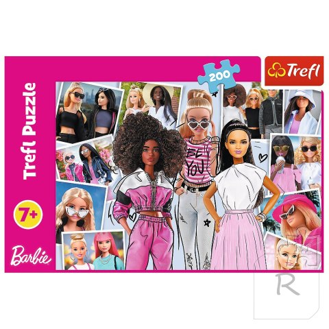 Puzzle - "200" - W świecie Barbie Trefl 13301