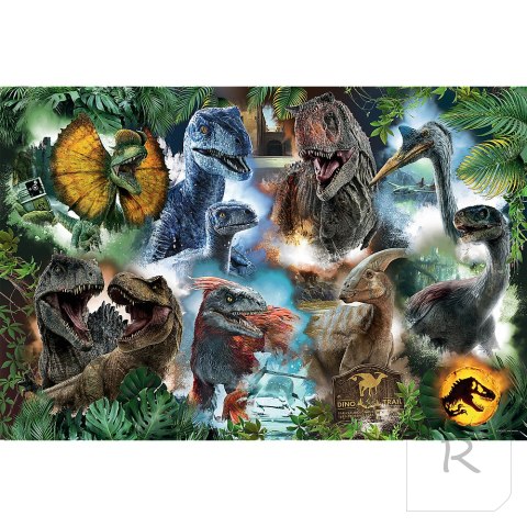 Puzzle - 300 - Ulubione dinozaury - Universal Jurassic World 23013