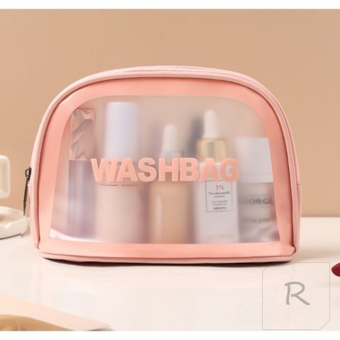 Kosmetyczka rozkładana WASHBAG kuferek róż KS47R