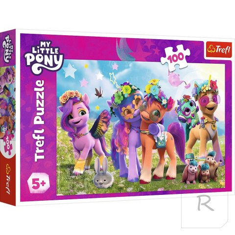 Puzzle - "100" - Zabawne Kucyki My Little Pony Trefl 16463