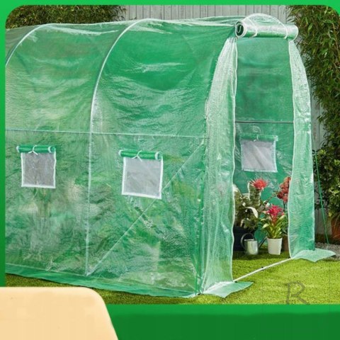 Tunel Foliowy Ogrodowy Szklarnia 4x2,5x2m Folia 10m² UV-4 Premium