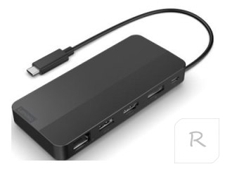 Lenovo USB-C Dual Display Travel Dock with Adapter