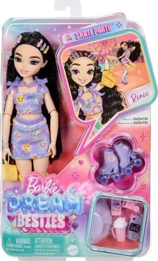 Barbie DreamBesties. Lalka Renee na wrotkach JFX99