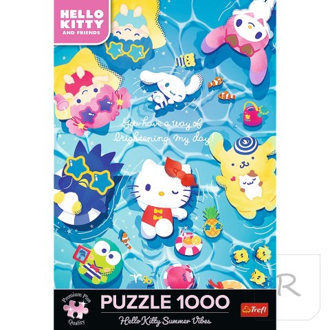 Puzzle - 1000 Premium Plus - Hello Kitty Letni relaks Trefl 12067