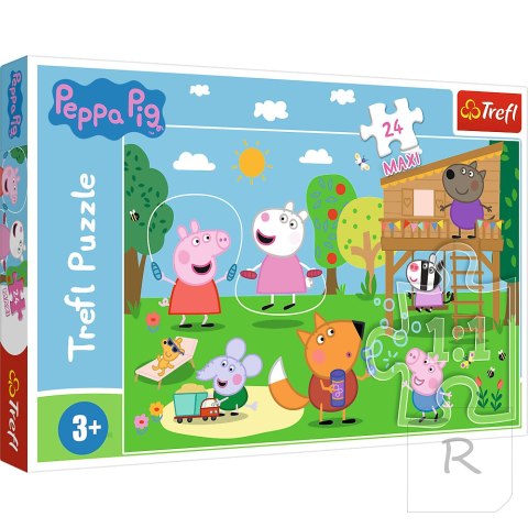 Puzzle - 24 Maxi - Zabawy na polanie - Peppa Pig 14342