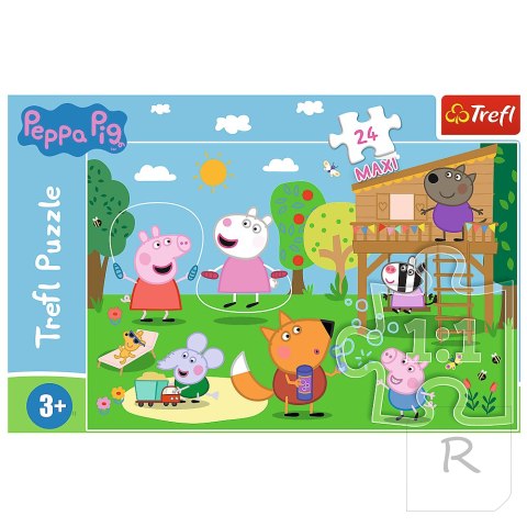 Puzzle - 24 Maxi - Zabawy na polanie - Peppa Pig 14342