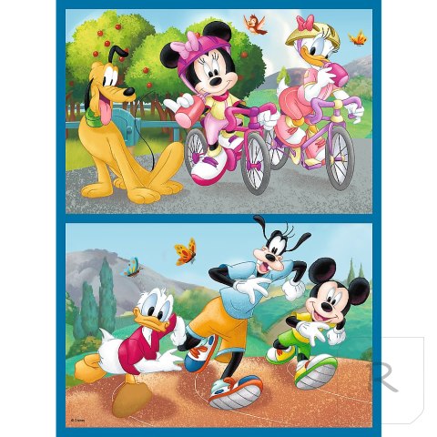 Puzzle - 2w1 + memos - Poznaj bohaterów Disney Trefl 93344