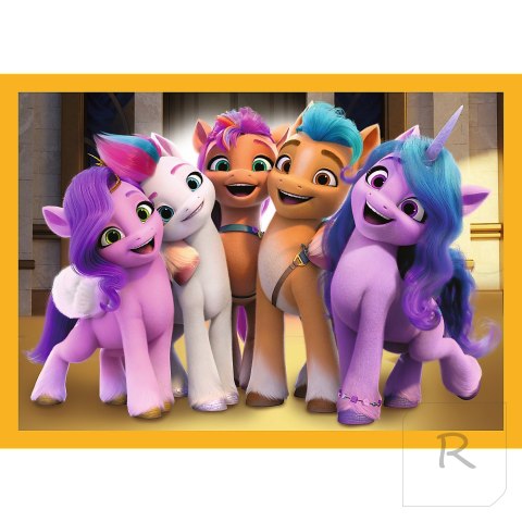 Puzzle - 4w1 - Poznaj kucyki Pony My Little Pony Trefl 34624