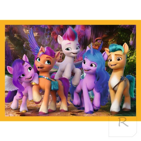 Puzzle - 4w1 - Poznaj kucyki Pony My Little Pony Trefl 34624