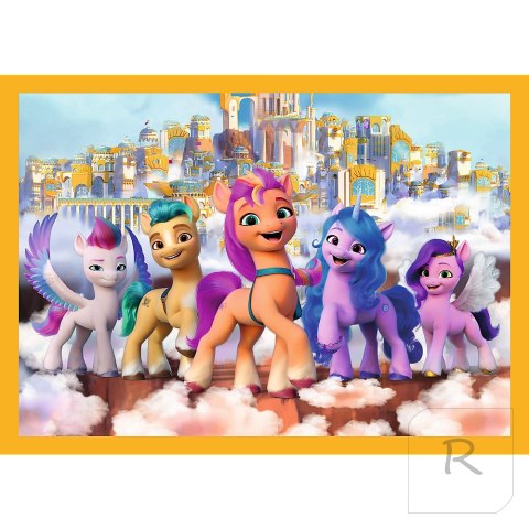 Puzzle - 4w1 - Poznaj kucyki Pony My Little Pony Trefl 34624