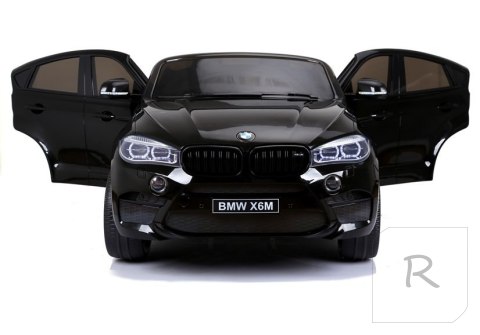 Auto Na Akumulator BMW X6M Czarne Dwuosobowy Fotel