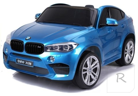 Auto Na Akumulator BMW X6M Niebieskie Lakierowane