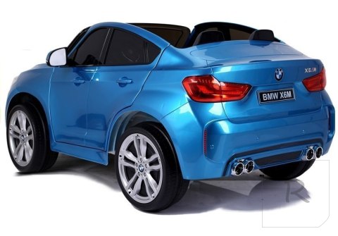 Auto Na Akumulator BMW X6M Niebieskie Lakierowane