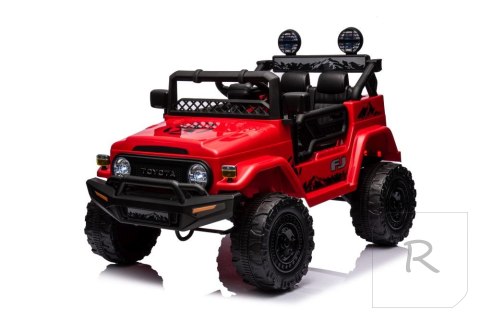 Auto Na Akumulator Toyota FJ Czerwone 4x4