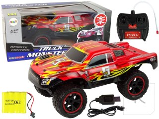 Auto Zdalnie Sterowane R/C 1:12 20 km/h Czerwone