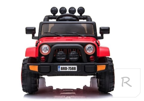 Auto na Akumulator Jeep BRD-7588 Czerwony 4x4