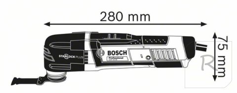 NARZĘDZIE WIELOFUNKCYJNE GOP 30-28 300W KARTON BOSCH NIEBIESKI