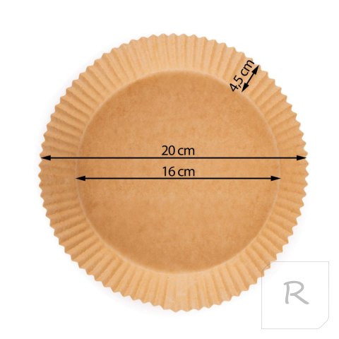 Papier do pieczenia w frytkownicy 16 cm Berdsen - 80 szt