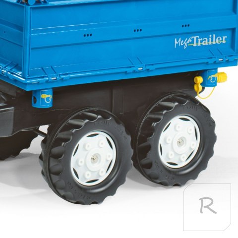 Rolly Toys Przyczepa wywrotka RollyMega Trailer Niebieska