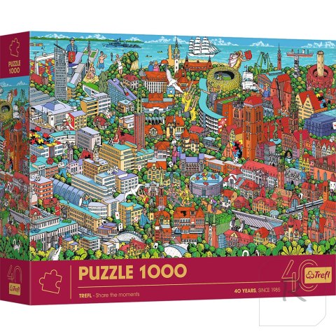 Puzzle - "1000 Jubileusz" - Trójmiasto Trefl 10924